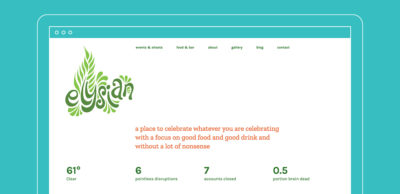 Elysian homepage