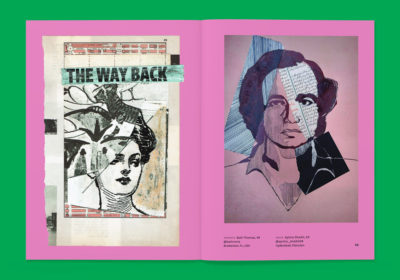 Social Distancezine Spread – Beth Thomas and Ayisha Shaikh