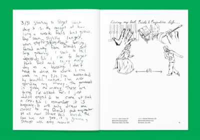 Social Distancezine Spread – Jess Jones and Chanel Samson