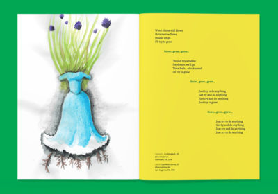 Social Distancezine Spread – Liz Wiegard and Danielle Lande